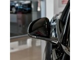 Rearview Mirror Decor Carbon Fiber Trim Sticker Set 